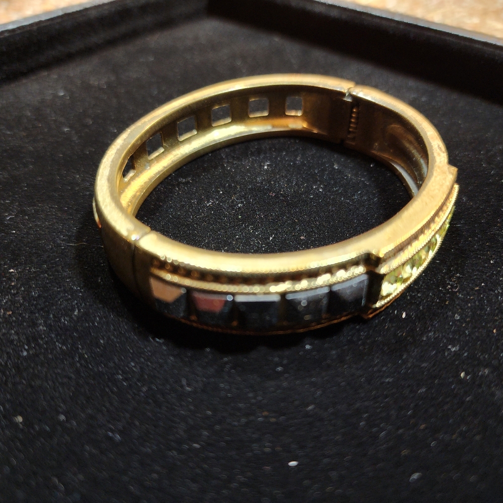 Chic Gold and Silver Women's Bracelet - Picture 4 of 5